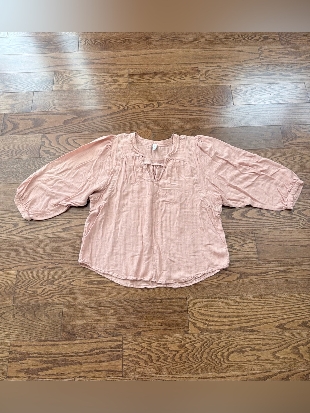 Perfect Airy Summer Top in Peach Size S/M